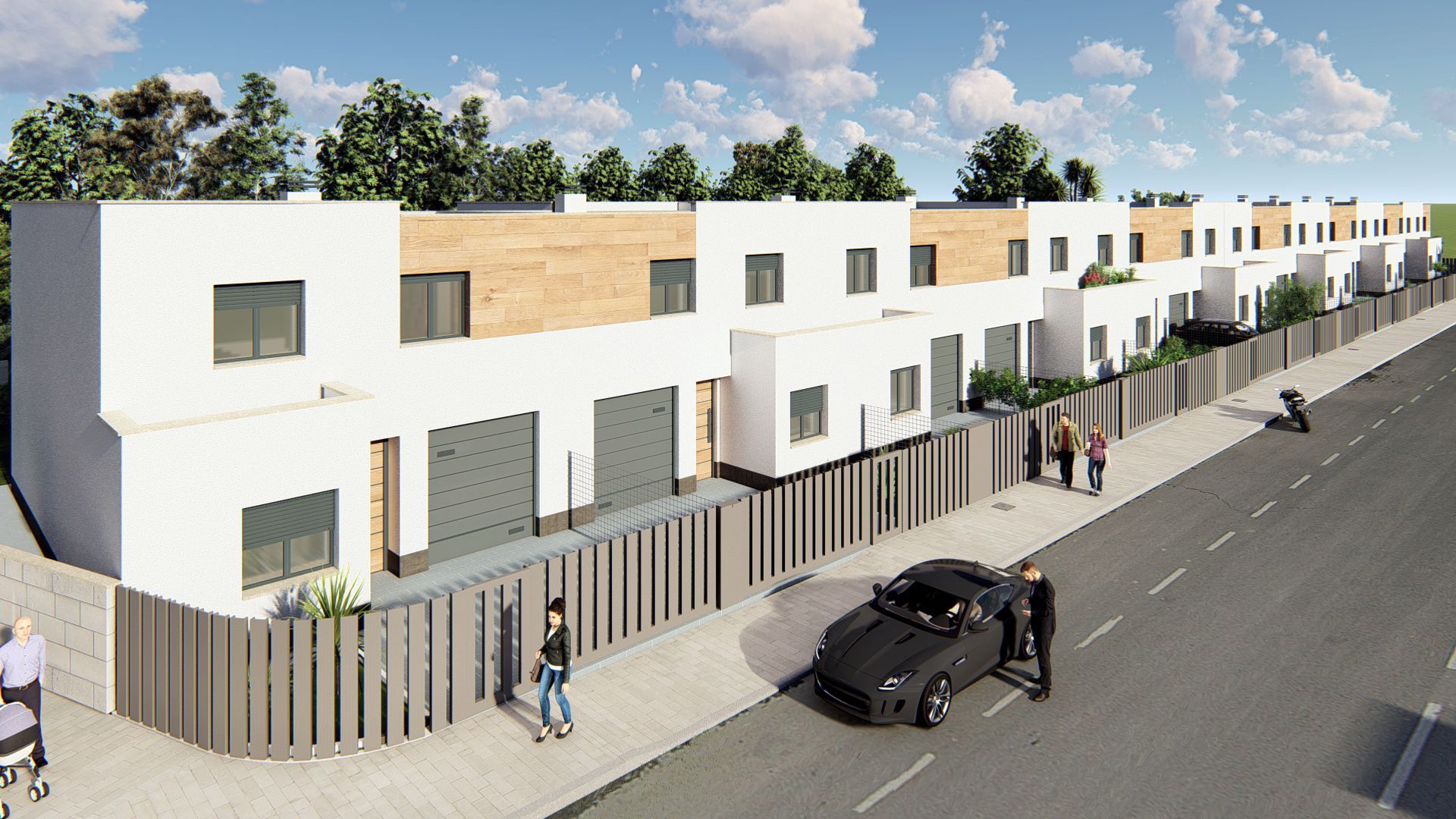 Exterior view of Single-family semi-detached for sale in Doñinos de Salamanca  with Heating, Private garden and Terrace