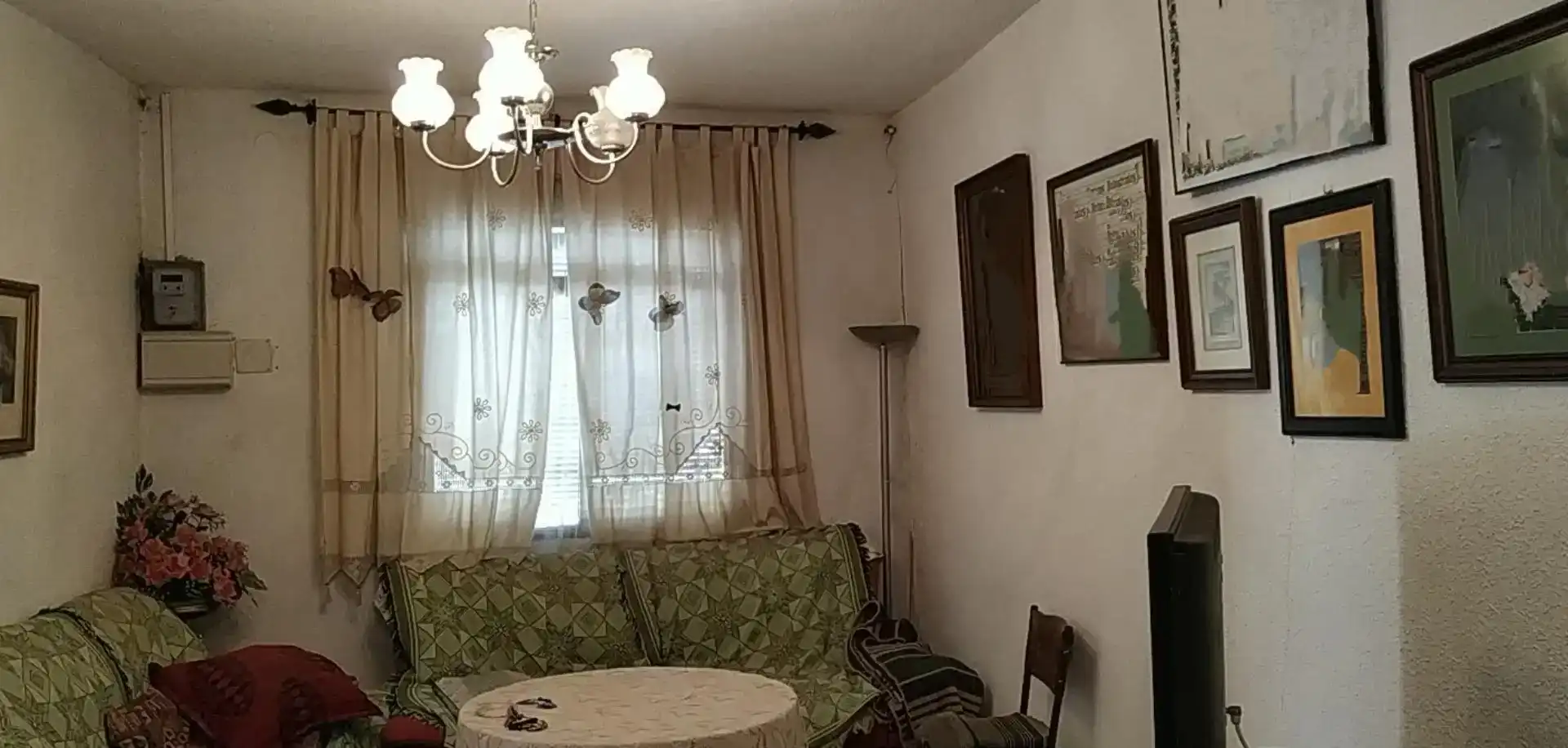 Sala de estar de Casa adosada en venta en Guadix con Trastero, Amueblado y Lavadora