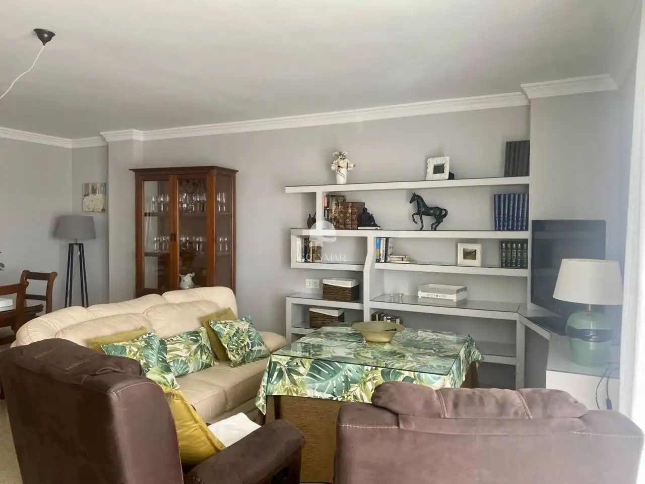 Sala de estar de Piso de alquiler en Vélez-Málaga con Aire acondicionado, Terraza y Amueblado