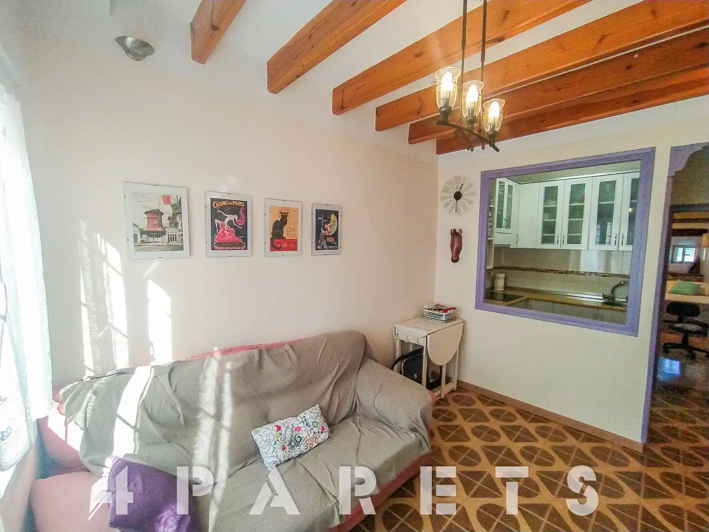 Sala de estar de Casa adosada en venta en Cervera del Maestre con Terraza, Trastero y Horno