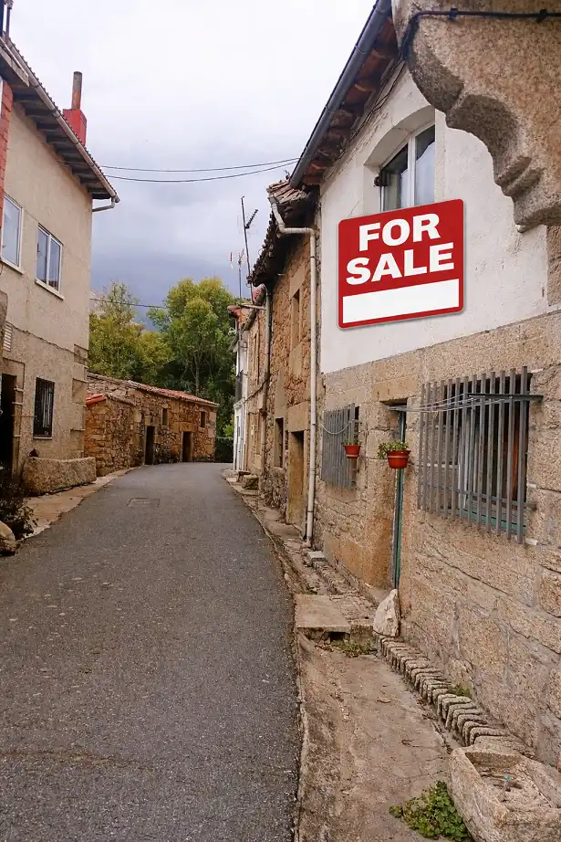 Vista exterior de Casa o chalet en venta en Nava del Barco con Calefacción, Parquet y Amueblado
