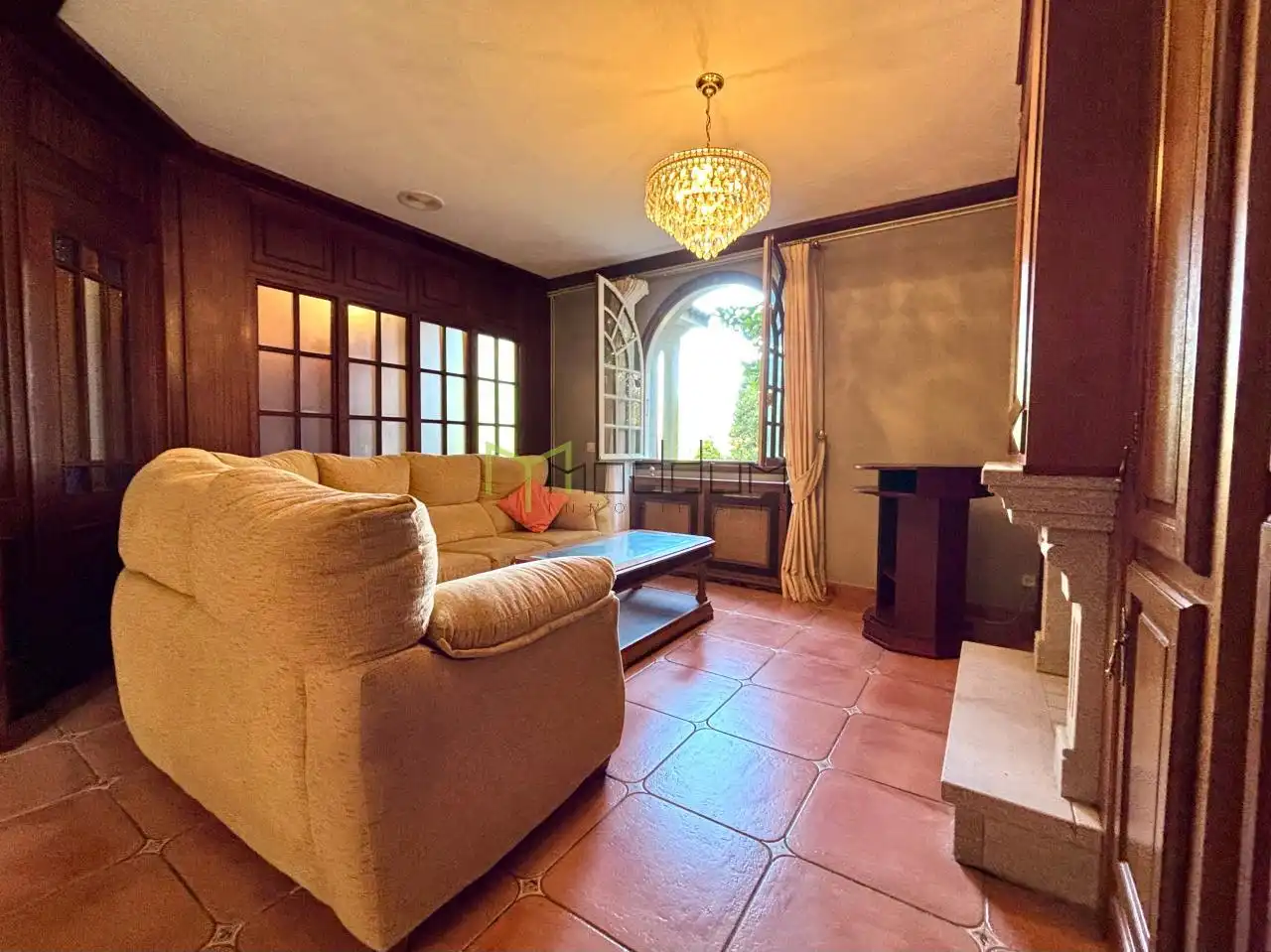Sala de estar de Casa o chalet en venta en Silleda con Calefacción, Jardín privado y Parquet