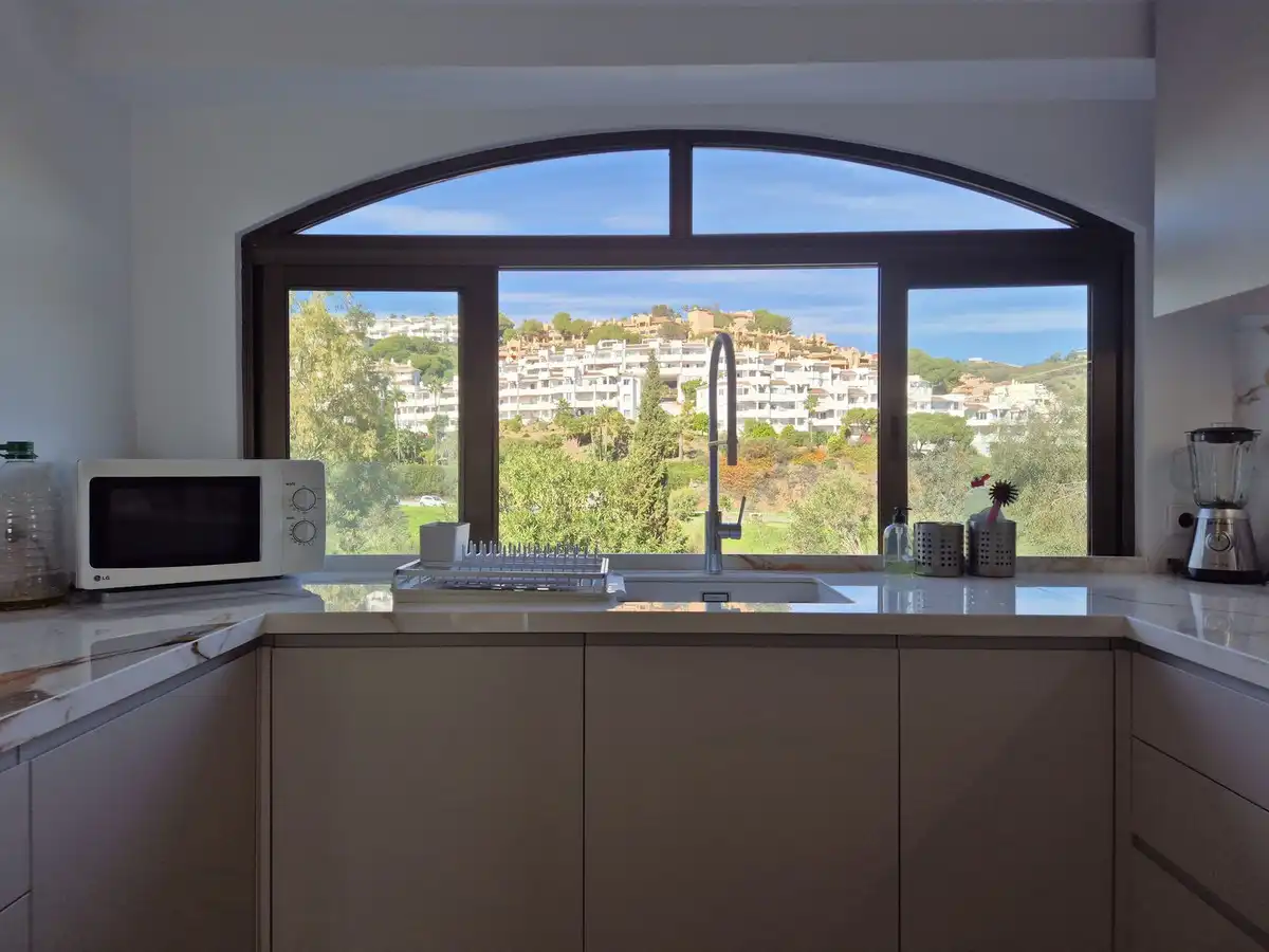 Cocina de Ático en venta en Mijas con Aire acondicionado, Calefacción y Terraza