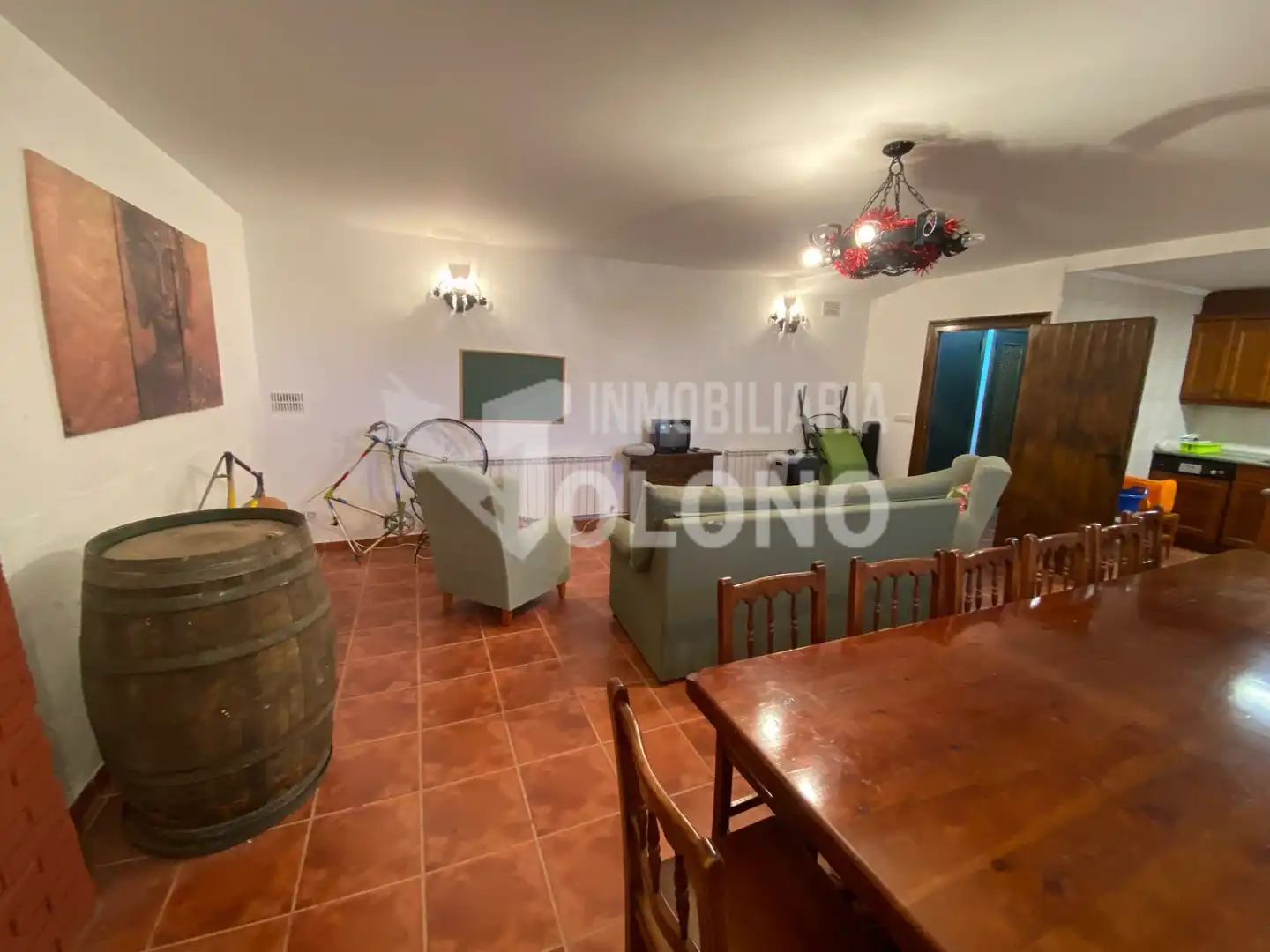 Sala de estar de Casa o chalet en venta en Ollauri con Calefacción, Jardín privado y Parquet