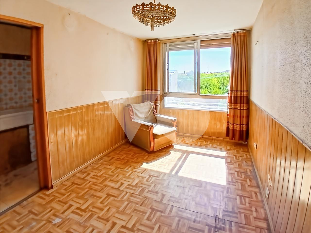 Bedroom of Flat for sale in  Madrid Capital