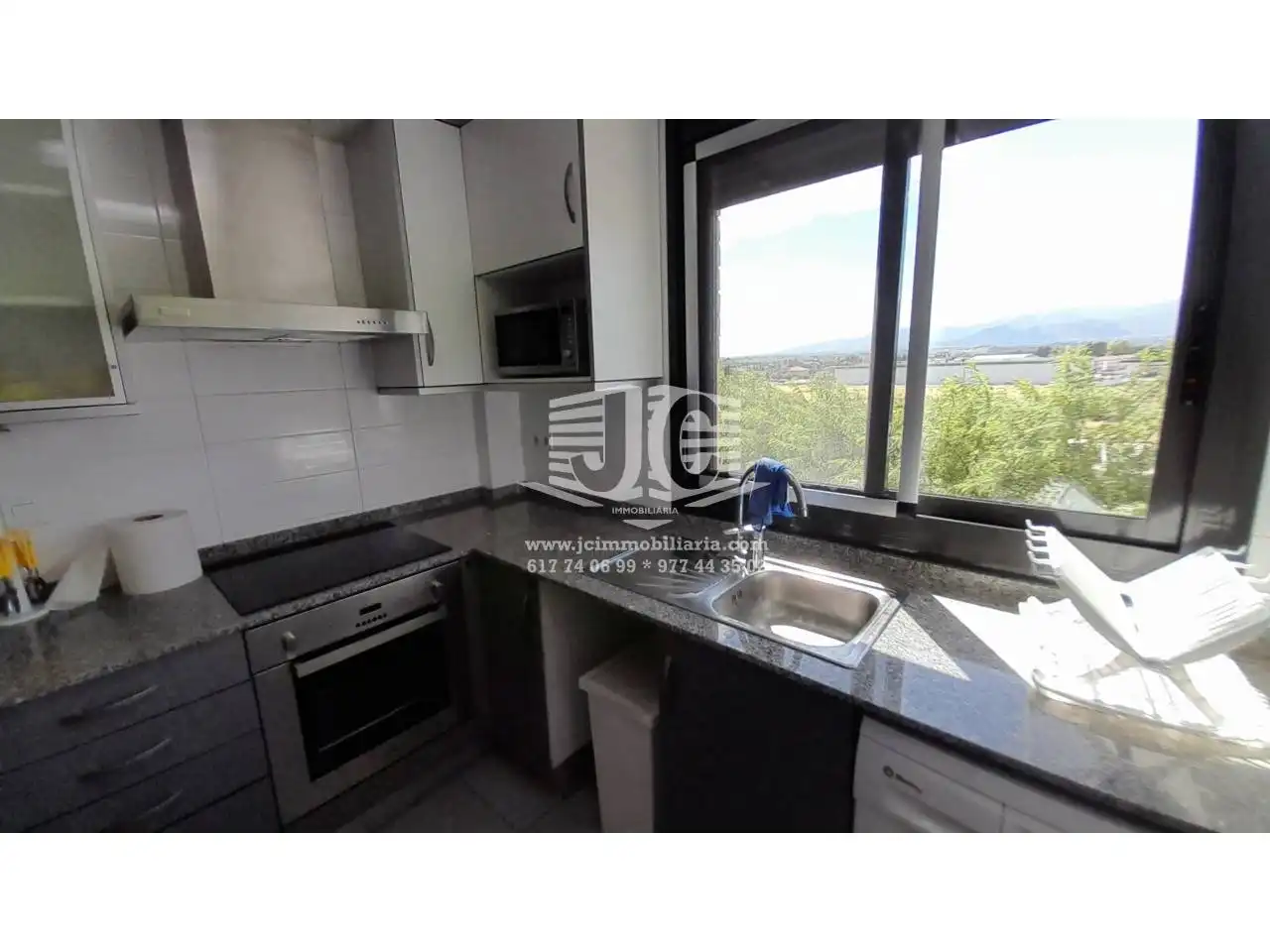 Cocina de Piso de alquiler en Tortosa con Aire acondicionado, Terraza y Amueblado