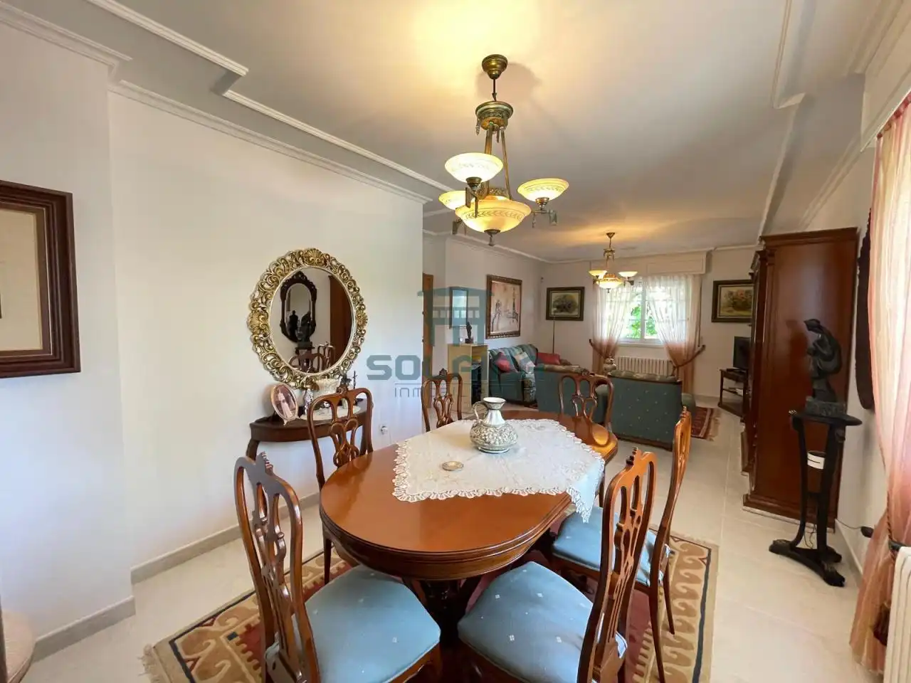 Dining room of Houses for sale in Ourense Capital   with Heating, Private garden and Terrace