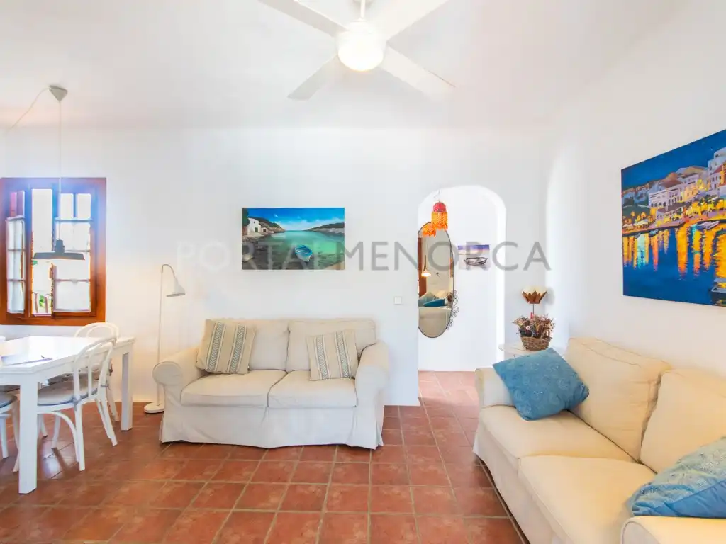 Sala de estar de Apartamento en venta en Es Mercadal con Aire acondicionado y Terraza