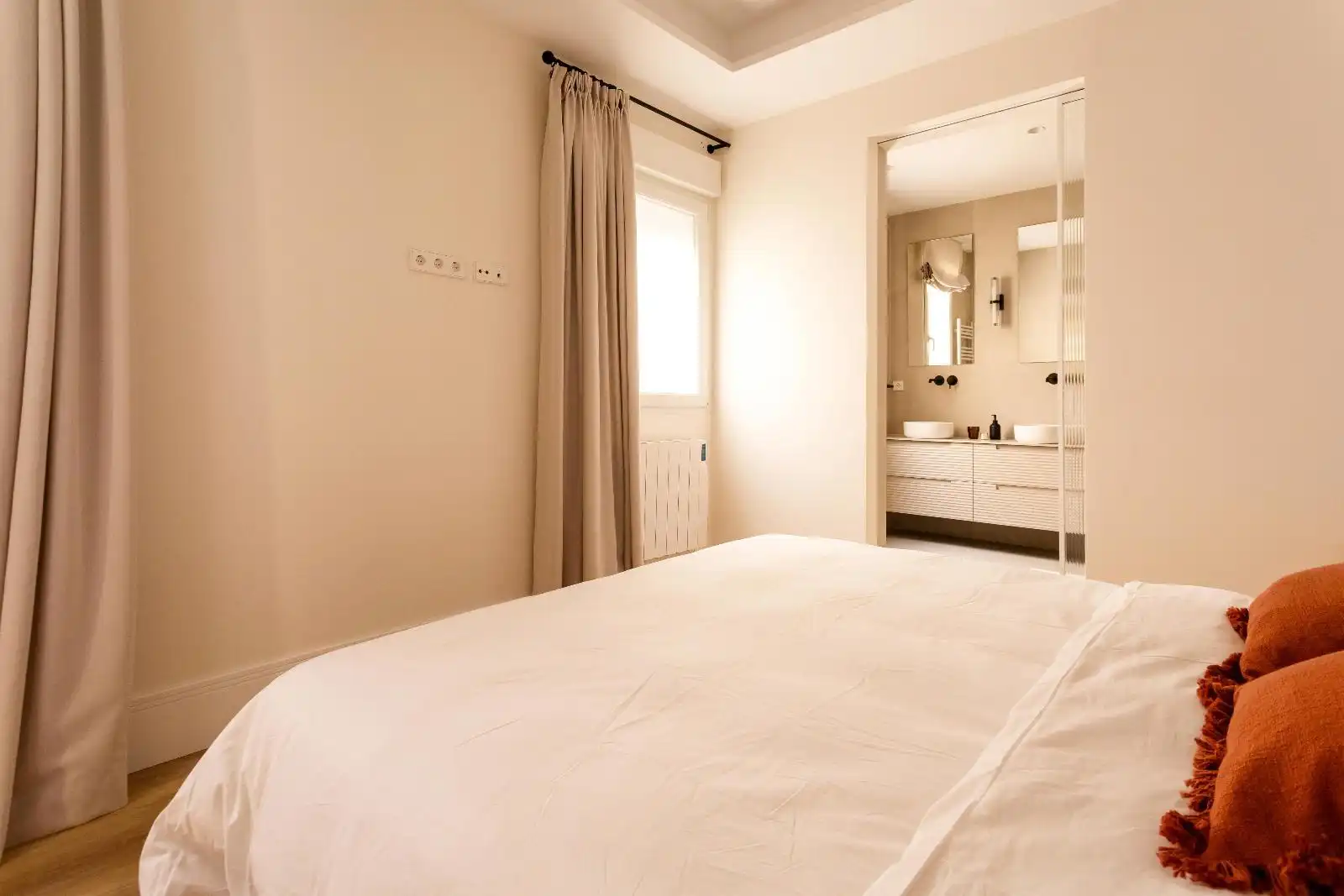 Schlafzimmer von Wohnungen zur Miete in Barrio de Salamanca