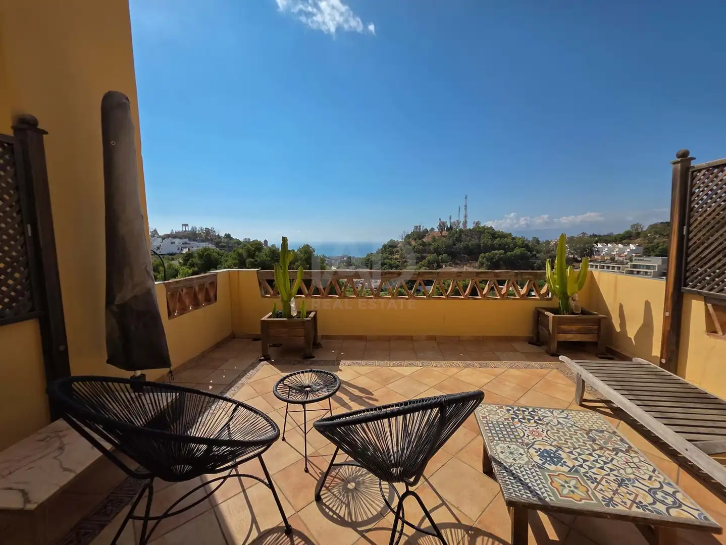 Terrasse von Dachboden zum Verkauf in Málaga mit Klimaanlage, Heizung und Terrasse