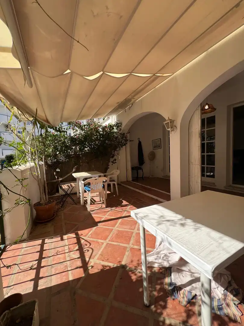 Terrassa de Casa adosada en venda en Fuengirola amb Aire condicionat, Jardí privat i Terrassa
