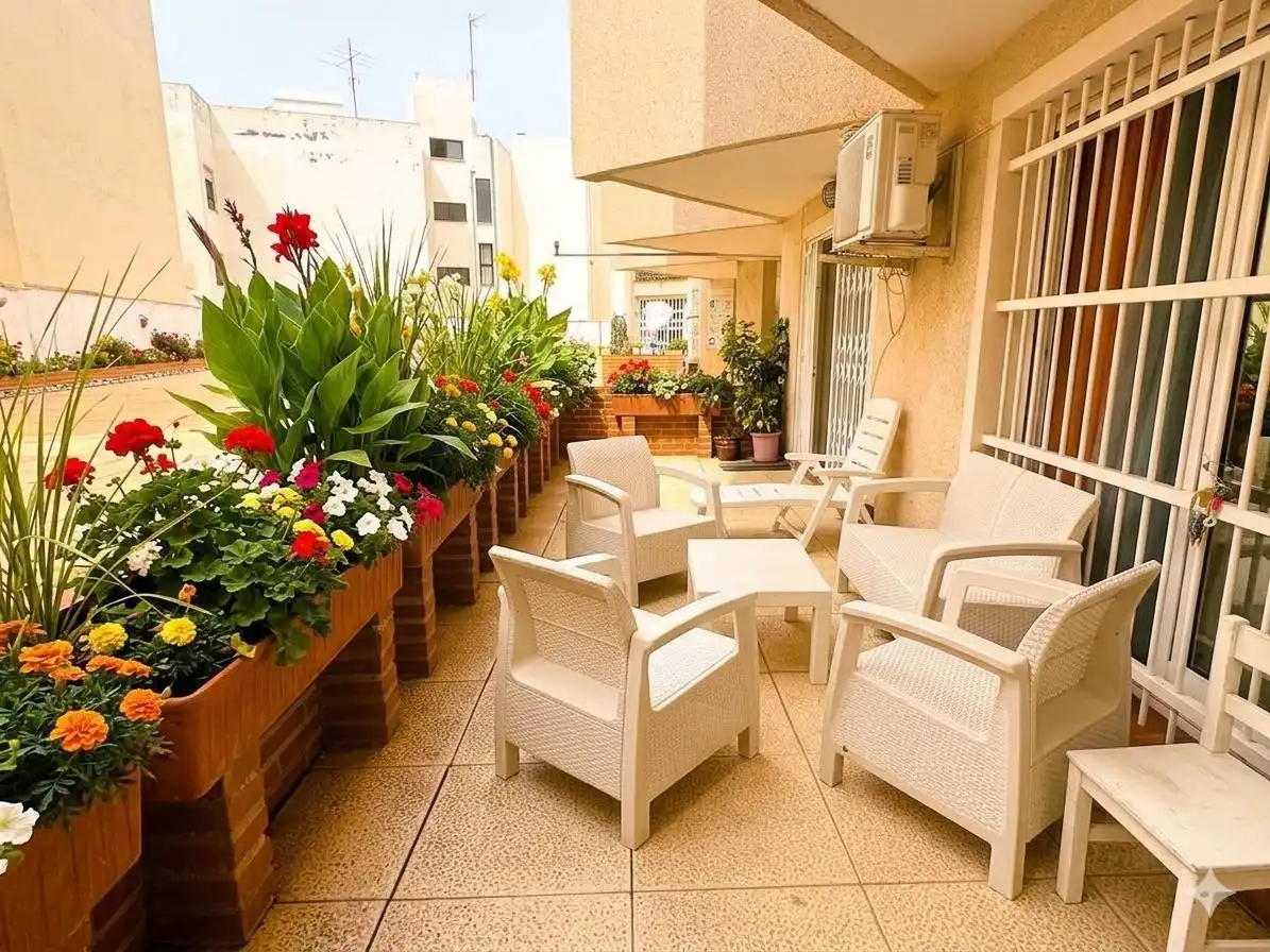 Terrace of Apartments for sale in Torrevieja  with Air Conditioner, Private garden and Terrace