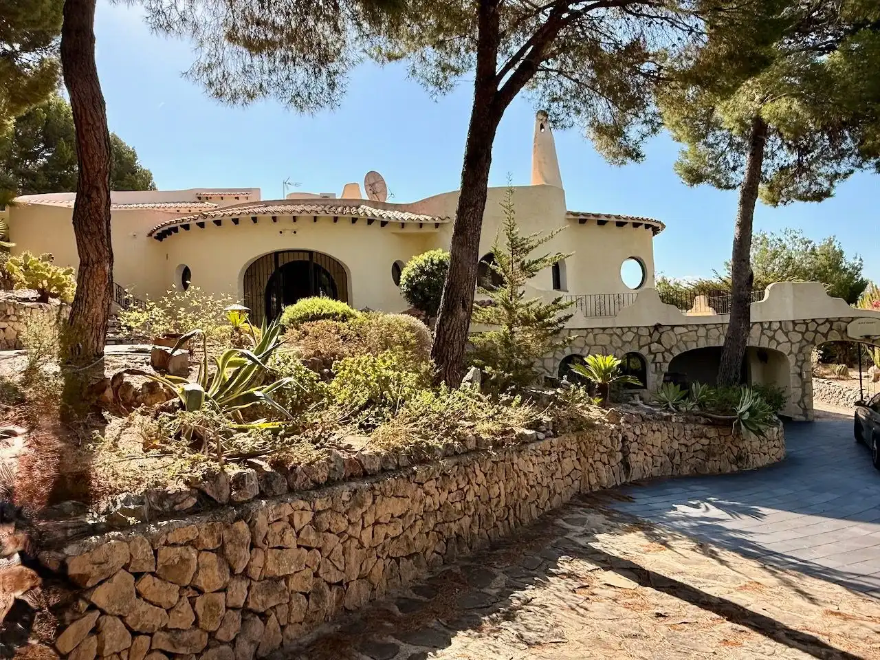 Vista exterior de Casa o chalet en venta en Altea con Aire acondicionado, Calefacción y Jardín privado