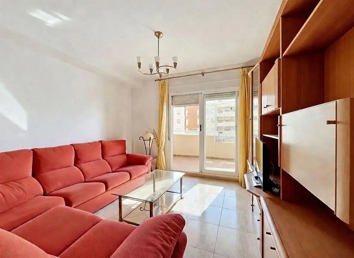 Living room of Flat for sale in Gandia  with Heating, Terrace and Community pool