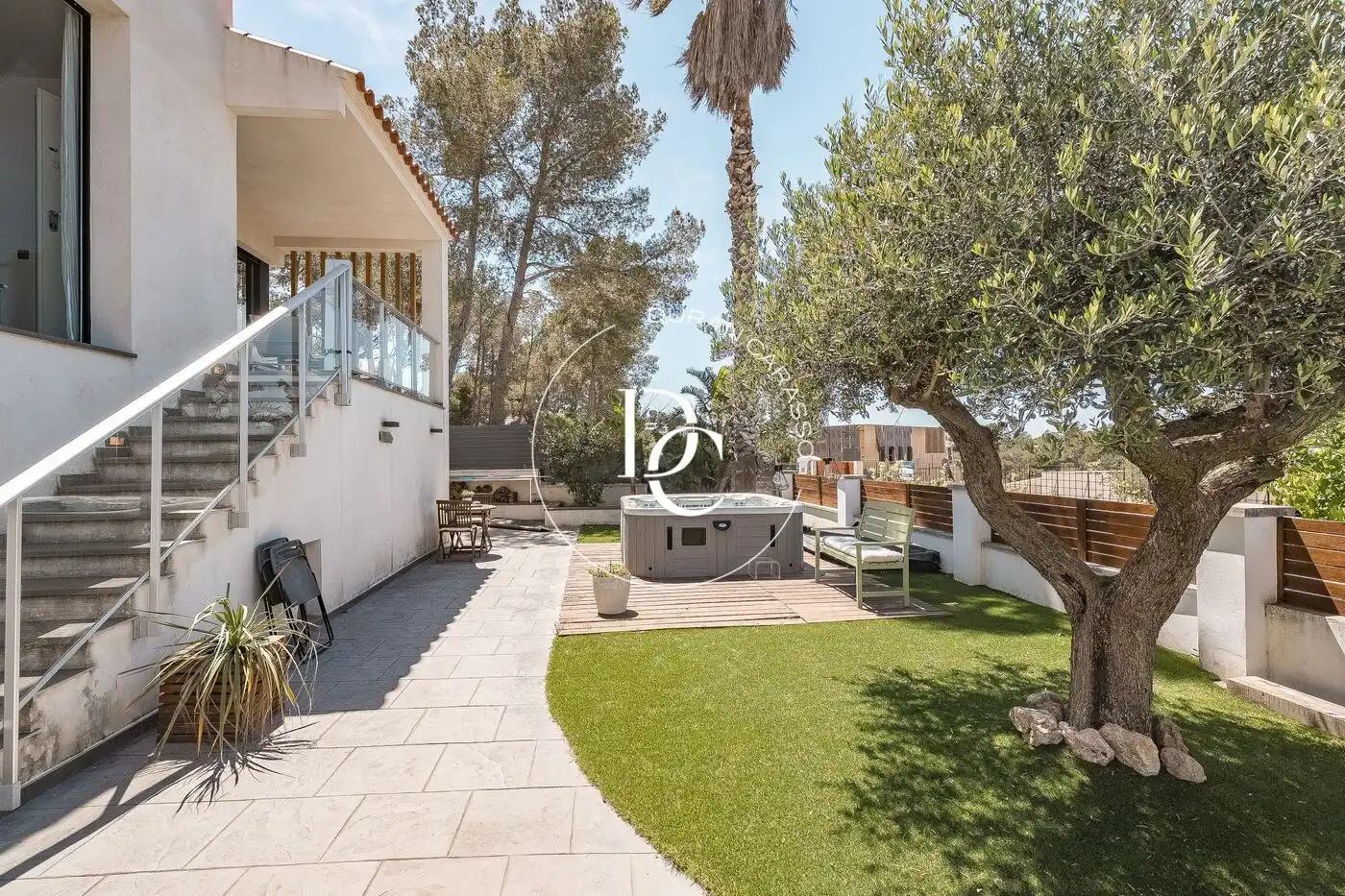 Terrassa de Casa o xalet en venda en Sant Pere de Ribes amb Aire condicionat, Calefacció i Jardí privat