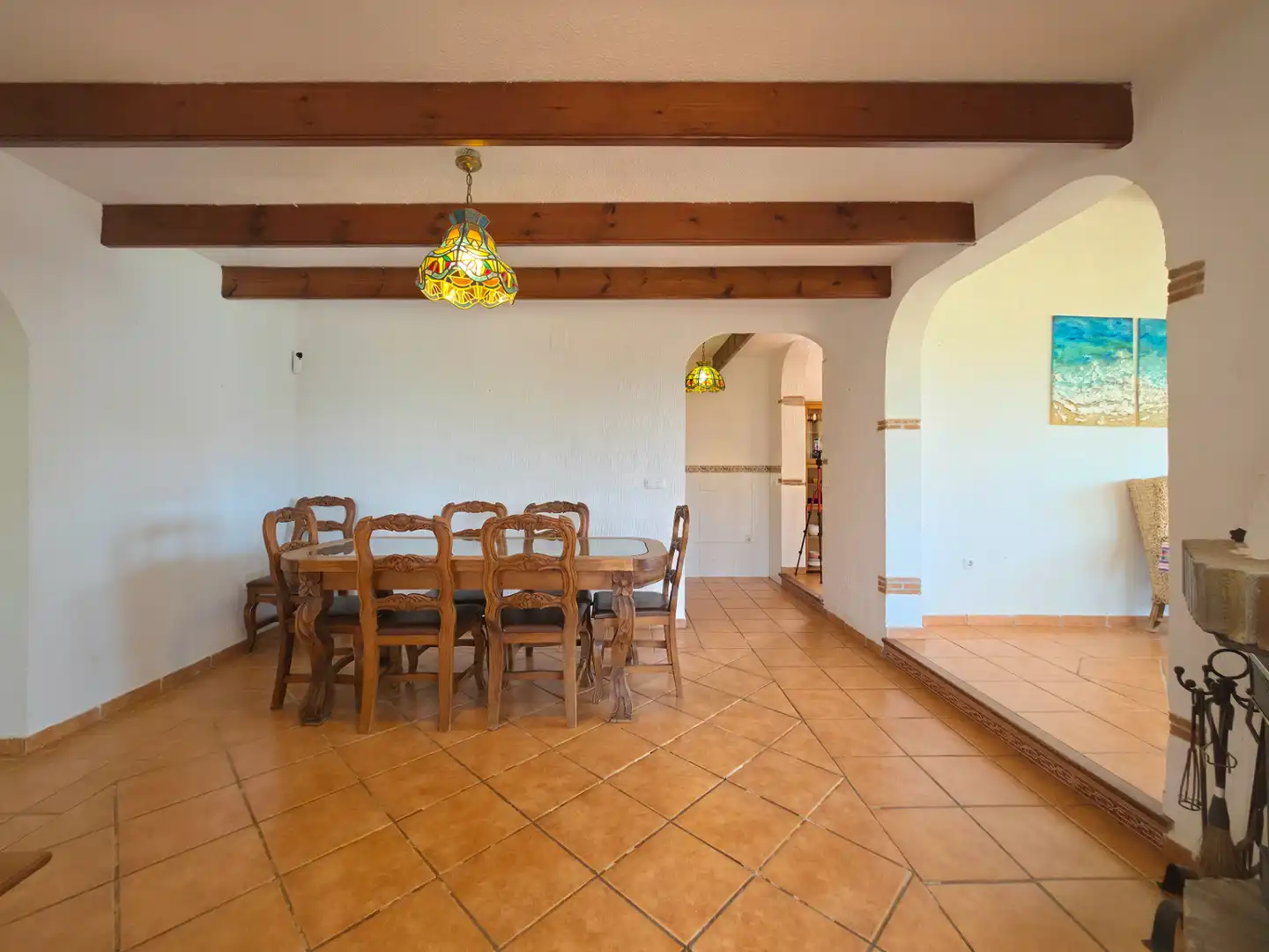 Dining room of Houses for sale in El Campello  with Air Conditioner, Heating and Private garden