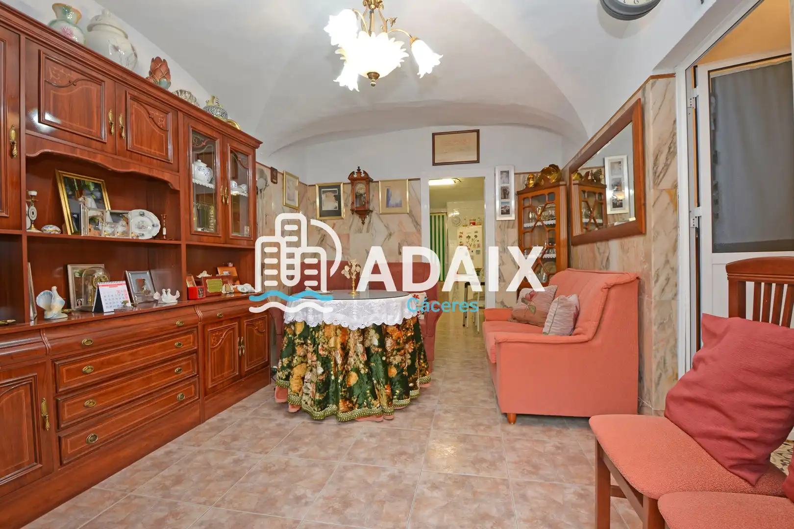 Jardín de Casa adosada en venta en Aldea del Cano con Calefacción, Terraza y Trastero