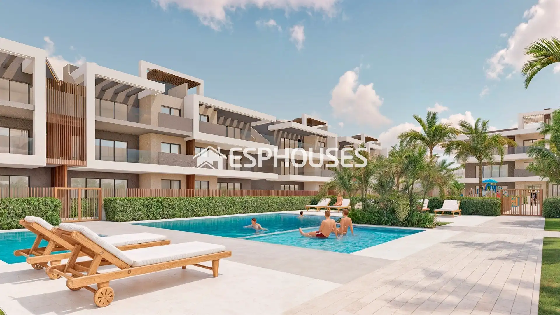 Vista exterior de Planta baja en venta en Pilar de la Horadada con Aire acondicionado, Terraza y Amueblado