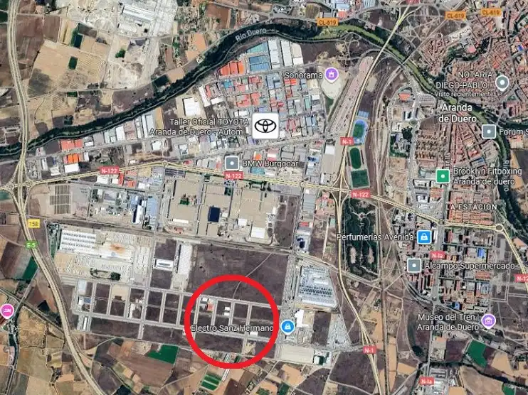 Exterior view of Industrial land for sale in Aranda de Duero