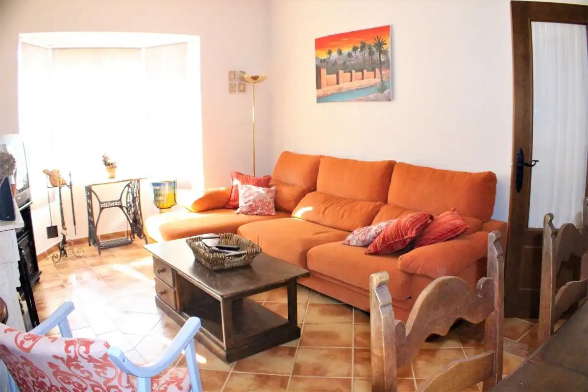 Sala d'estar de Casa o xalet de lloguer en Chiclana de la Frontera amb Jardí privat, Terrassa i Piscina