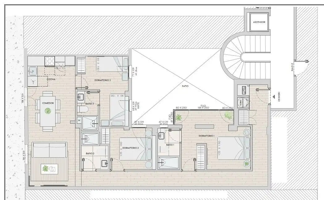 Planta baja en venta en Madrid con Aire acondicionado y Calefacción