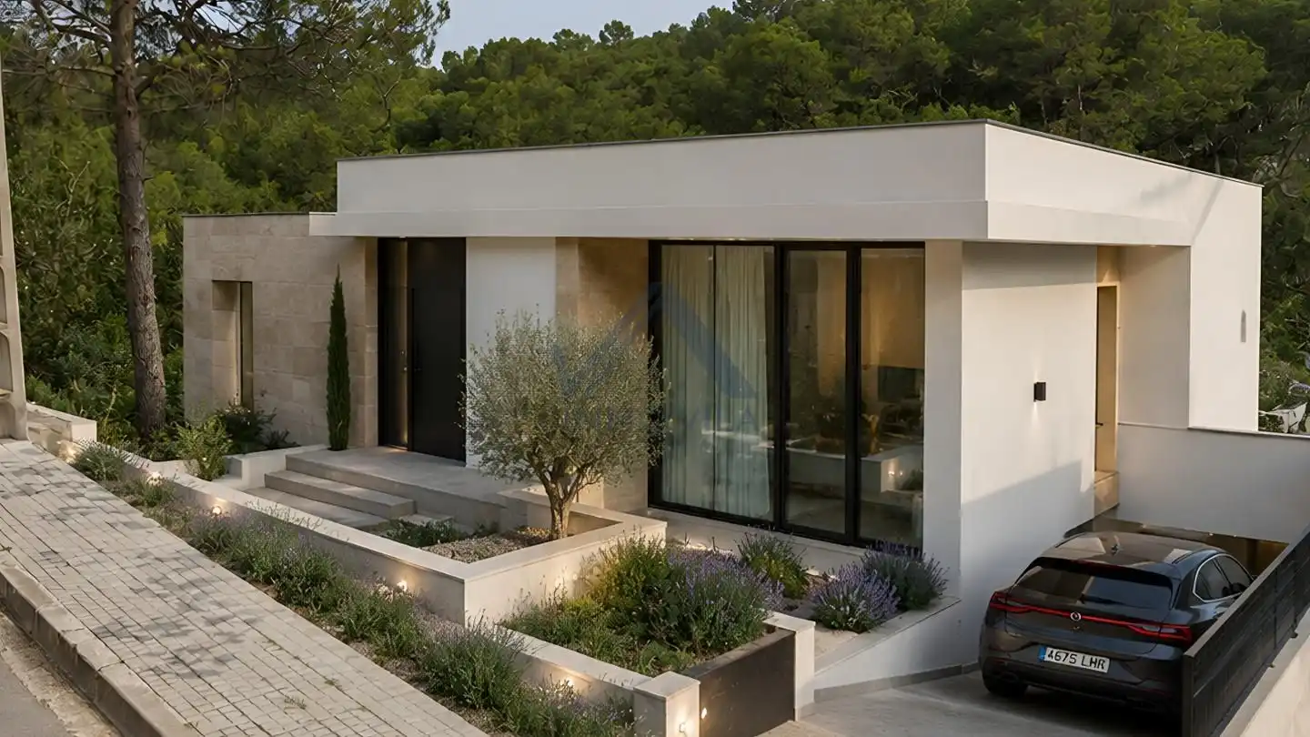 Vista exterior de Casa o chalet en venta en Rubí con Jardín privado y Piscina