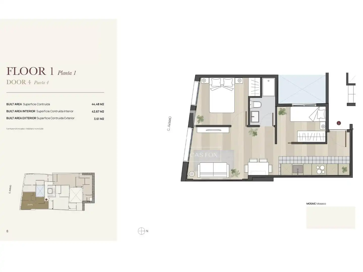 Flat for sale in Barcelona  with Air Conditioner and Balcony