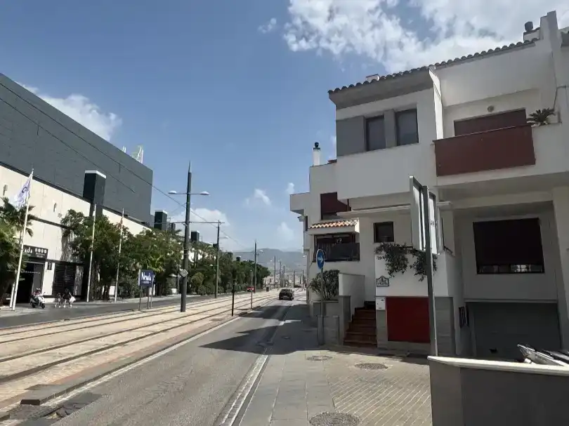 Vista exterior de Casa adosada en venda en San Miguel