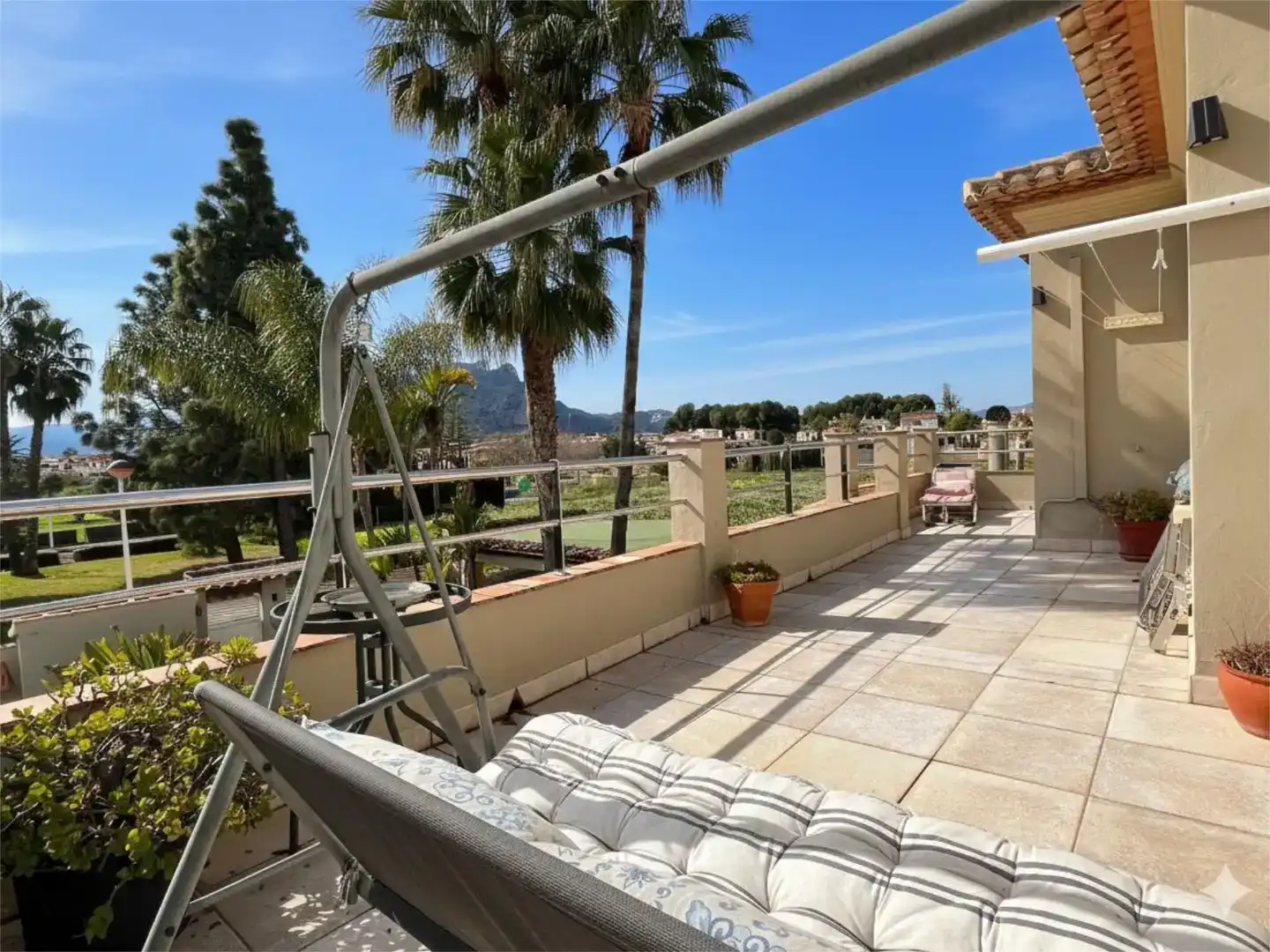Terrassa de Pis en venda en Els Poblets amb Aire condicionat, Jardí privat i Parquet