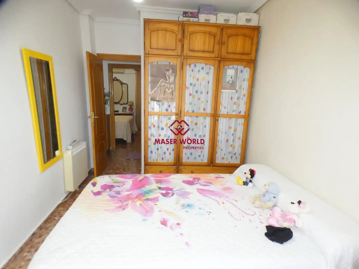 Schlafzimmer von Wohnung zum Verkauf in Mazarrón mit Klimaanlage, Heizung und Abstellraum