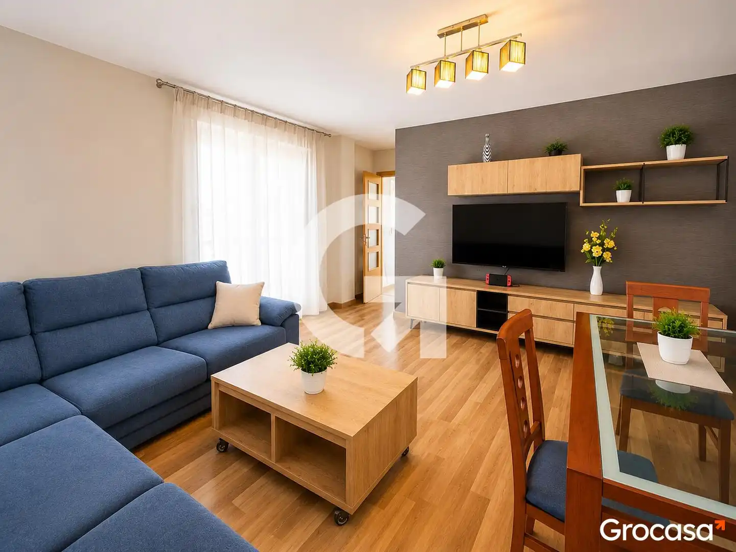 Sala de estar de Piso en venta en Sagunto / Sagunt con Aire acondicionado, Calefacción y Horno