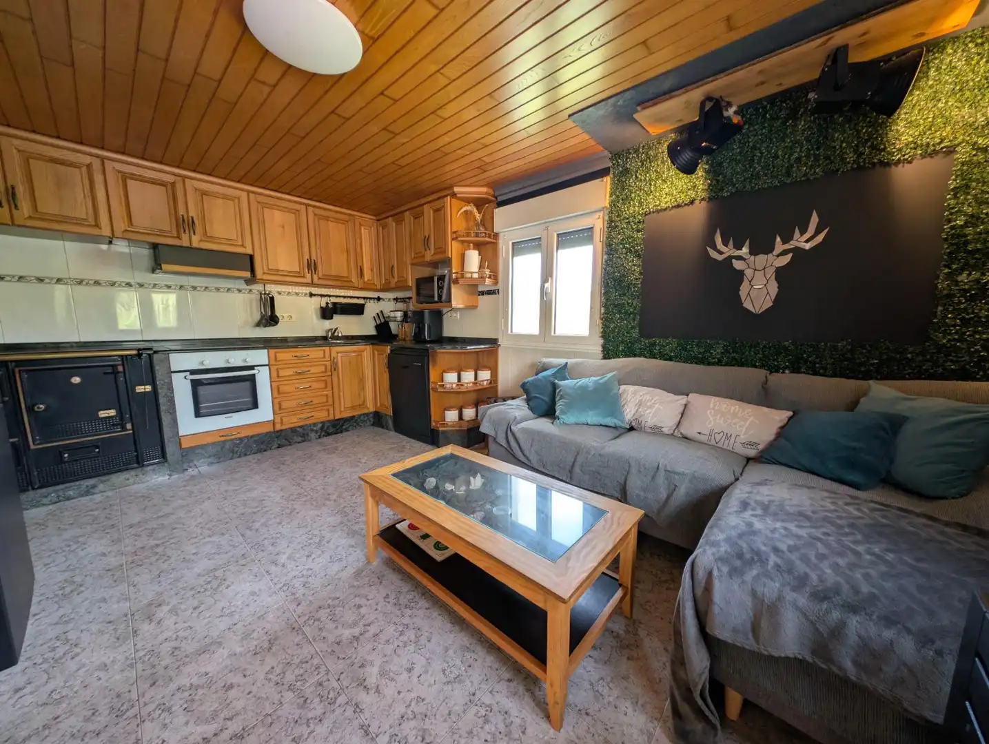 Sala de estar de Casa o chalet en venta en Laviana con Calefacción y Terraza