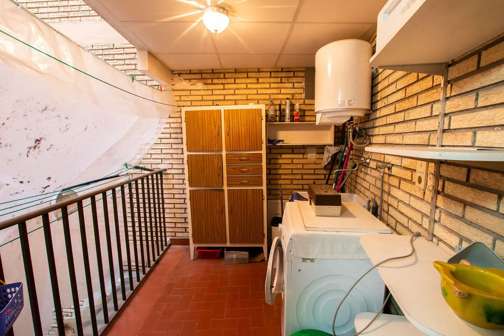 Terrasse von Wohnung zum Verkauf in Caspe mit Klimaanlage und Heizung