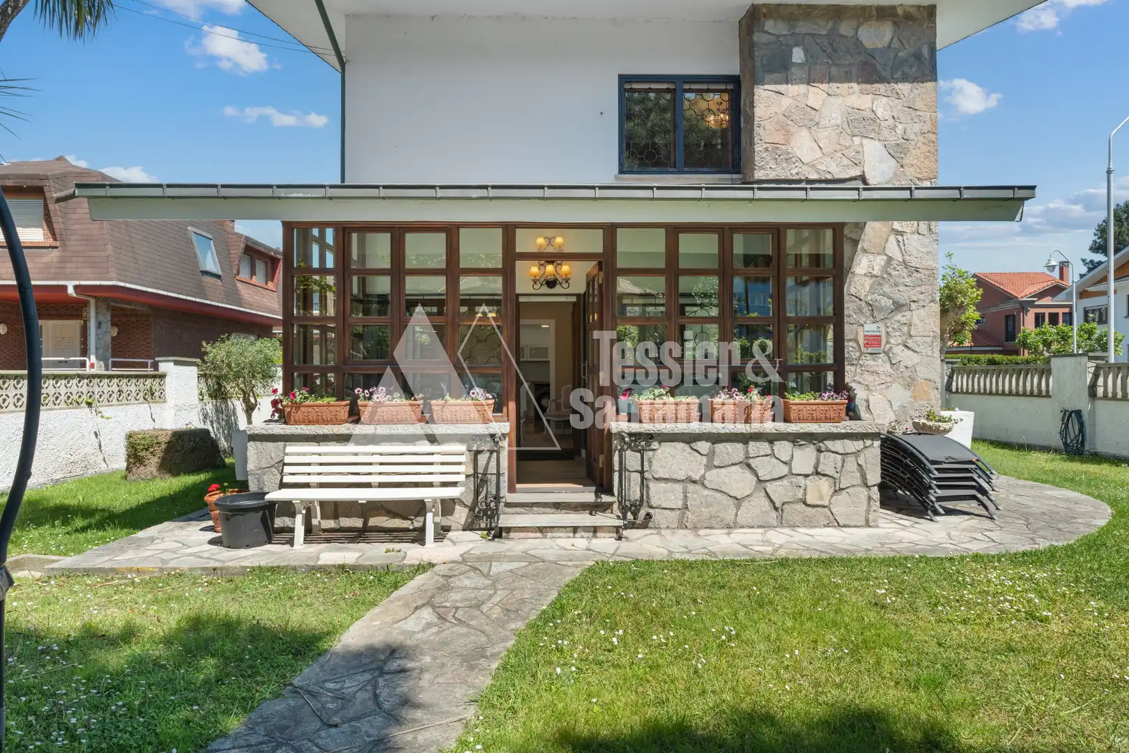 Terraza de Casa o chalet en venta en Castrillón con Calefacción, Jardín privado y Terraza