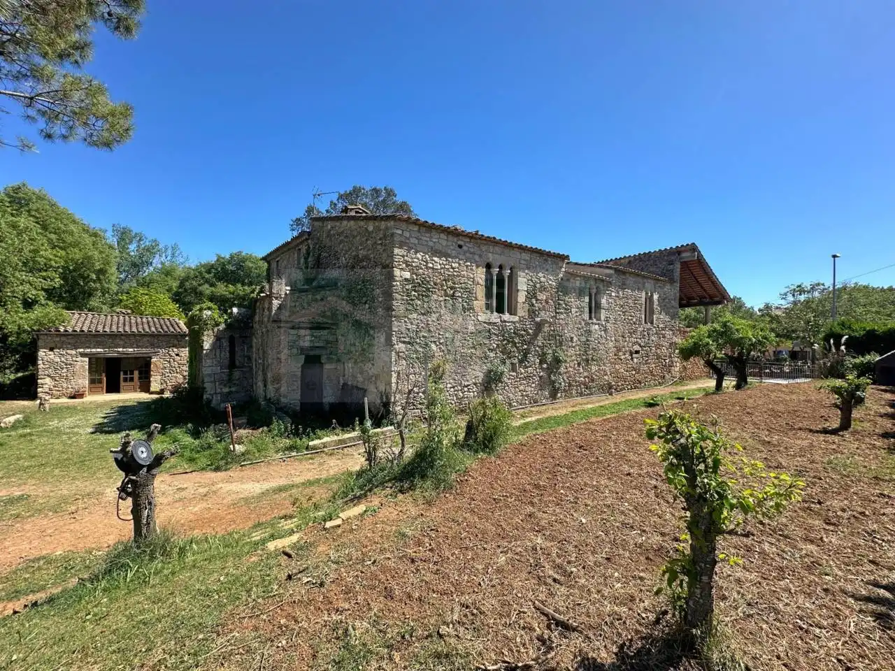 Vista exterior de Finca rústica en venta en Serinyà con Jardín privado, Terraza y Piscina