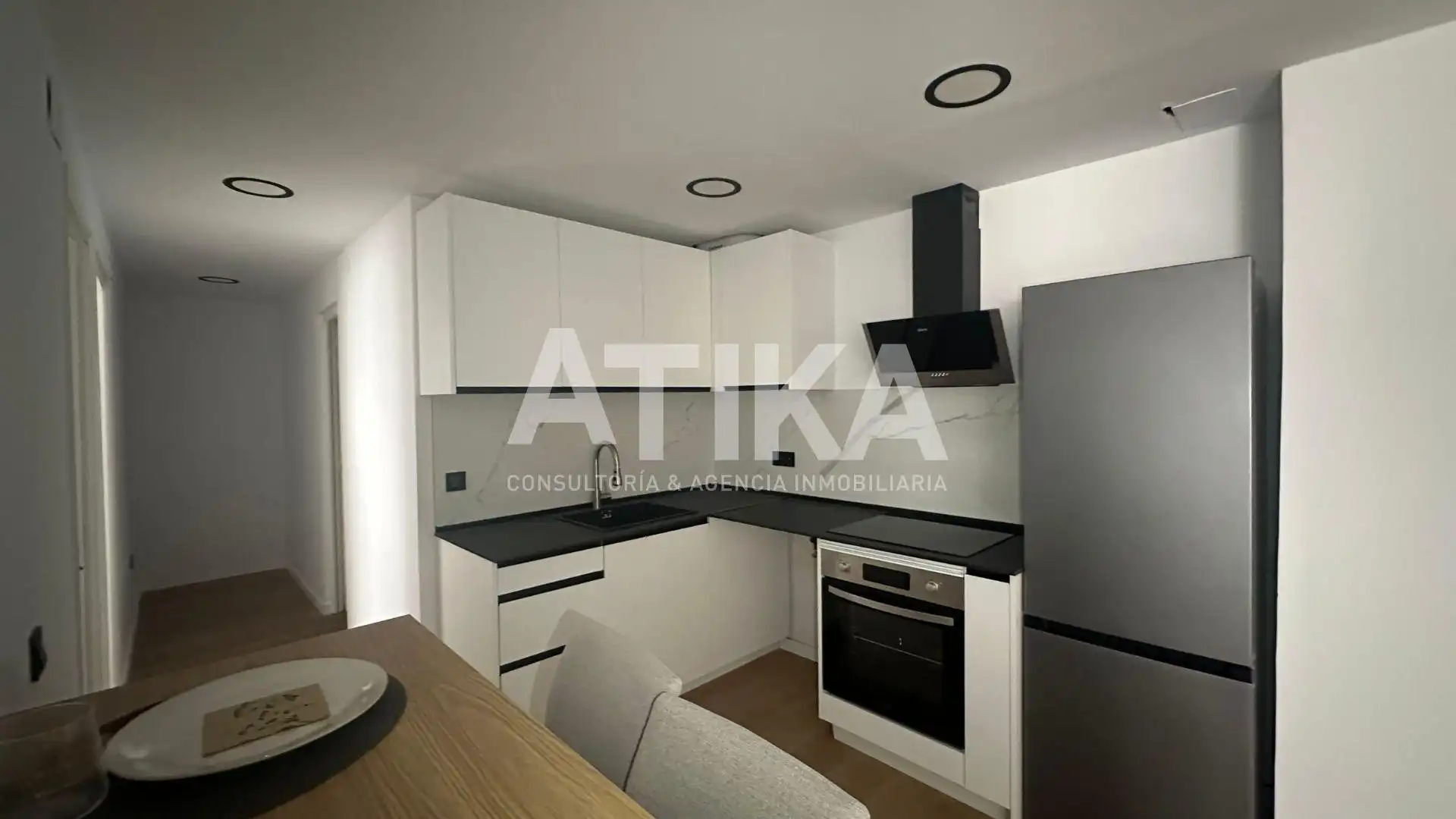 Cocina de Piso en venta en Ontinyent con Parquet, Amueblado y Balcón
