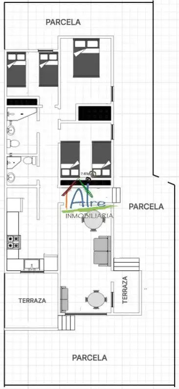 Haus oder Chalet zum Verkauf in Almonte mit Heizung, Privatgarten und Terrasse