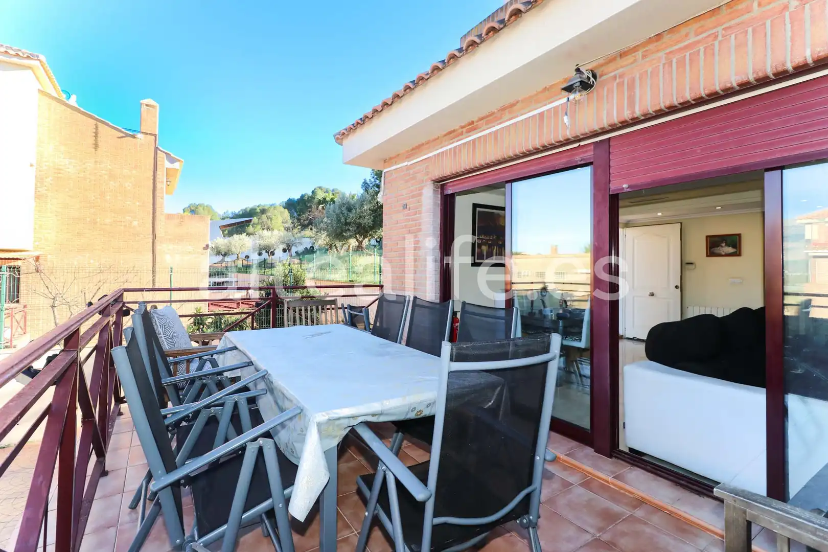 Terraza de Casa adosada en venta en La Nucia con Calefacción, Terraza y Piscina comunitaria