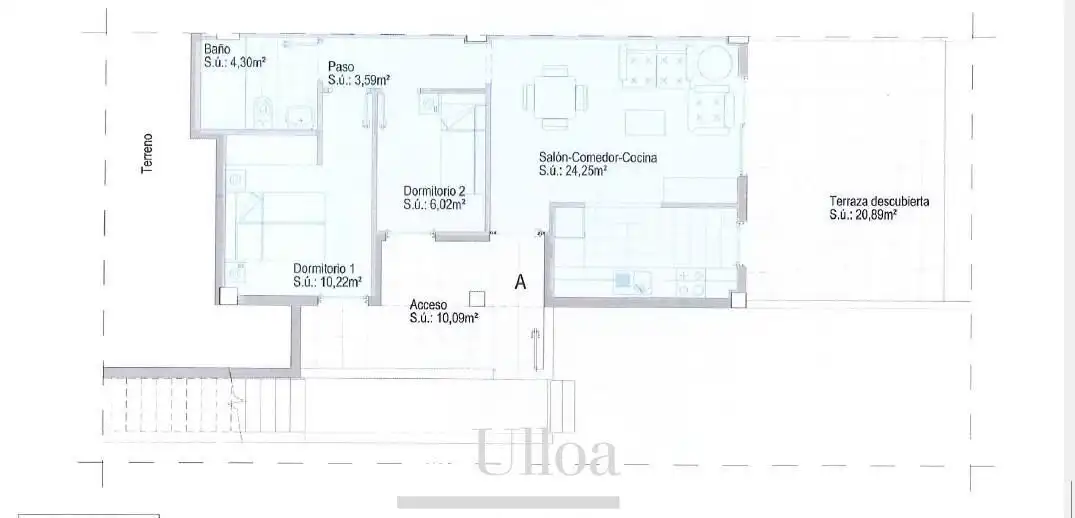 Wohnung zum Verkauf in Mutxamel mit Klimaanlage, Heizung und Privatgarten