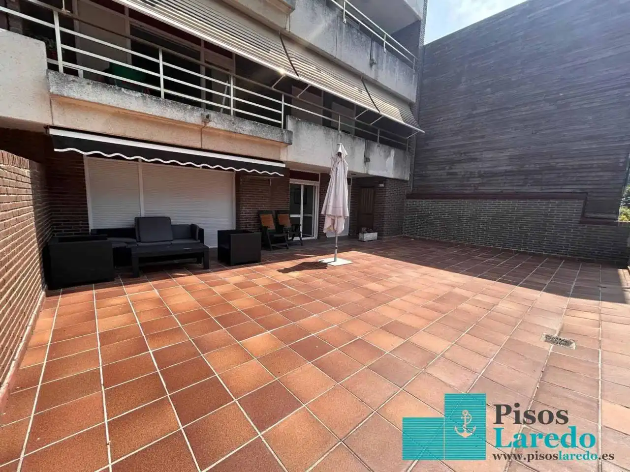 Terrace of Flat for rent in Laredo  with Heating, Terrace and Furnished