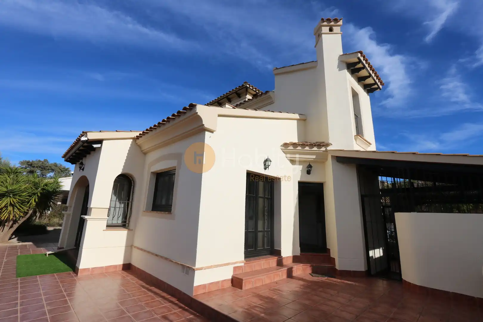 Vista exterior de Casa o xalet en venda en Fuente Álamo de Murcia amb Aire condicionat, Calefacció i Jardí privat
