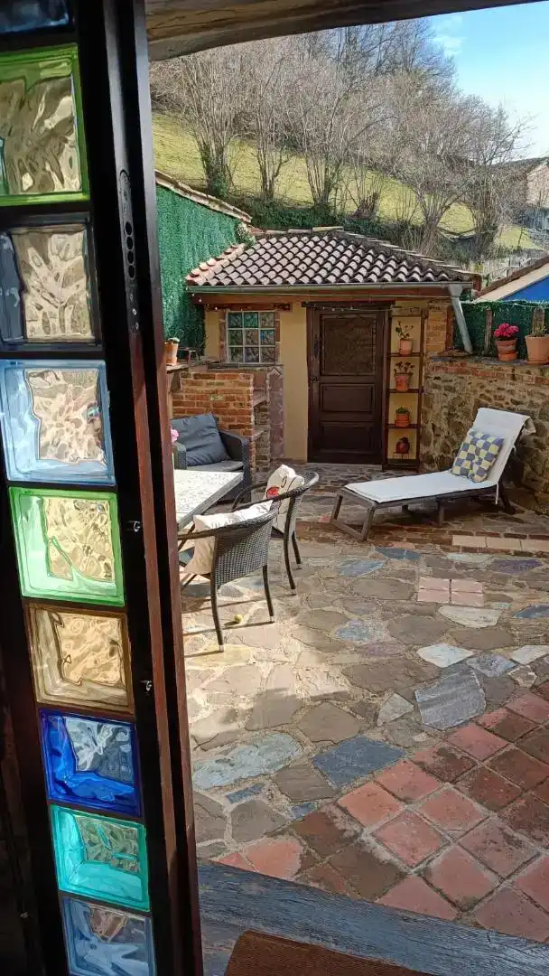 Terrassa de Finca rústica en venda en Mieres (Asturias) amb Balcó