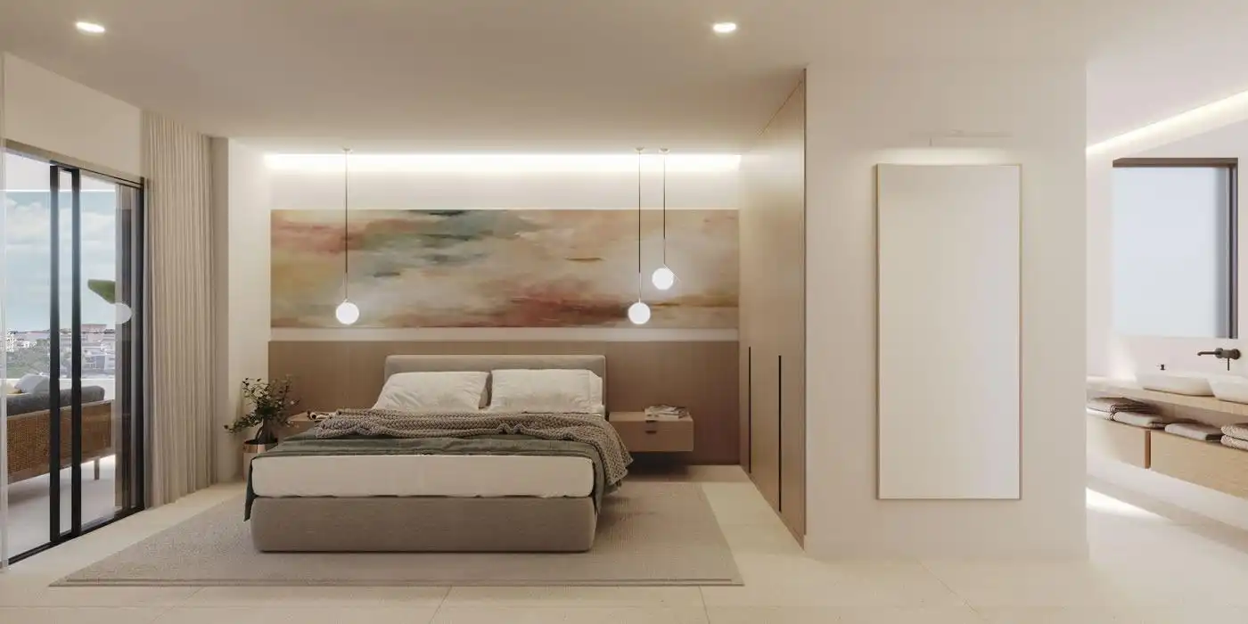 Dormitori de Apartament en venda en Marbella amb Aire condicionat, Calefacció i Terrassa