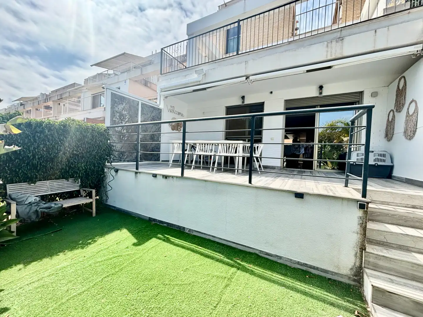 Terrace of Detached homes for sale in Alicante / Alacant  with Air Conditioner, Heating and Private garden