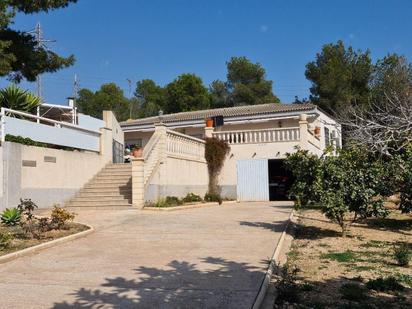 Exterior view of House or chalet for sale in Alcanar  with Private garden