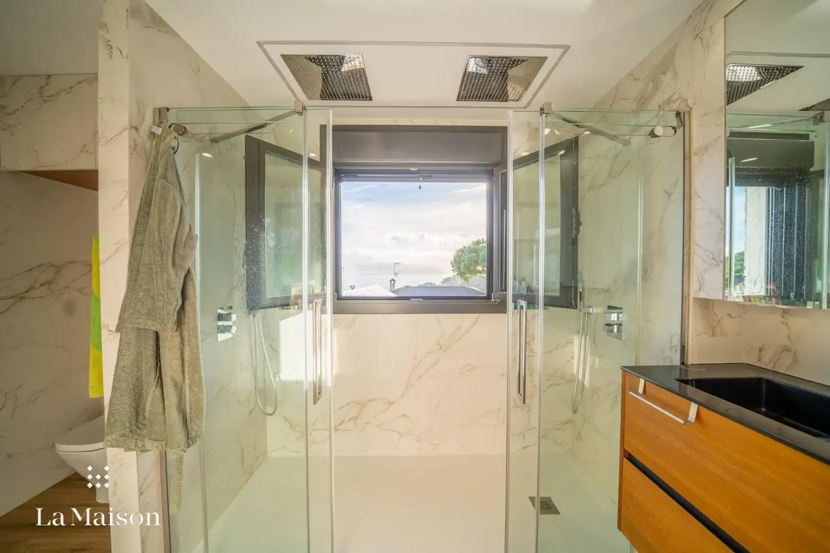 Baño de Casa o chalet en venta en Caldes d'Estrac con Aire acondicionado, Calefacción y Jardín privado