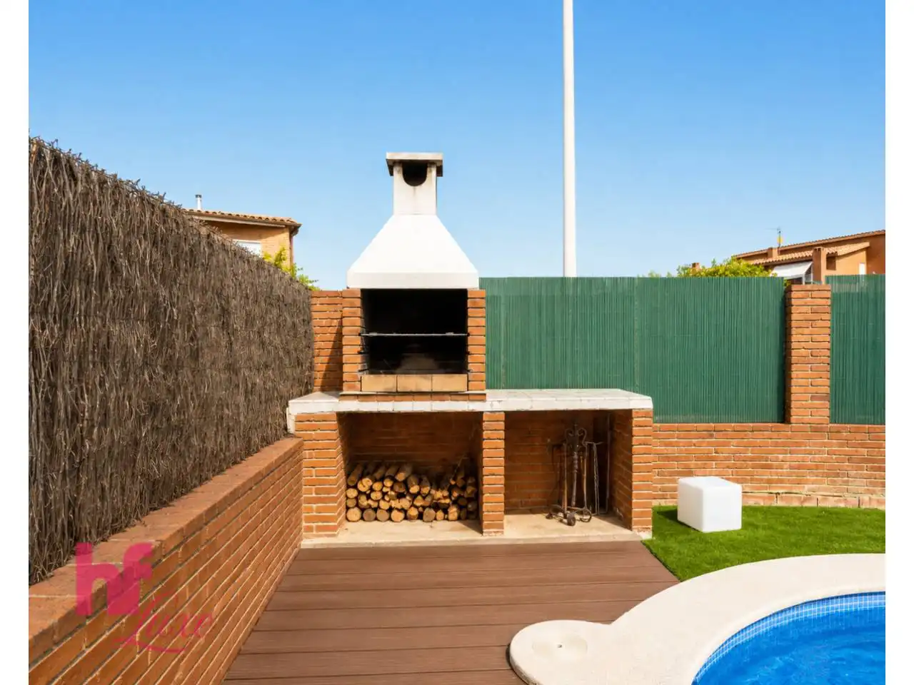 Terraza de Casa adosada en venta en Lliçà de Vall con Aire acondicionado, Calefacción y Jardín privado