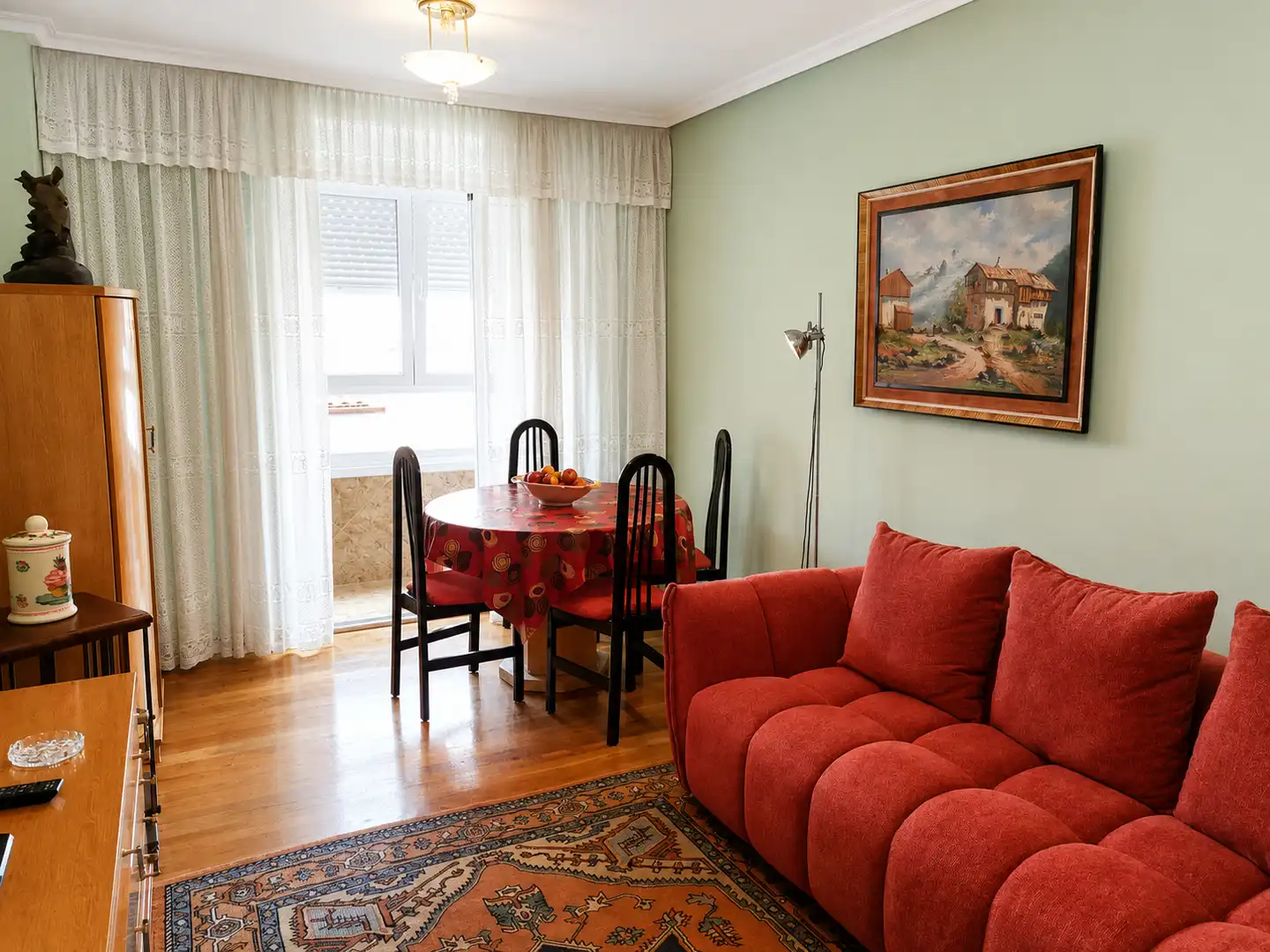 Wohnzimmer von Wohnung zur Miete in Santander mit Heizung, Abstellraum und Möbliert