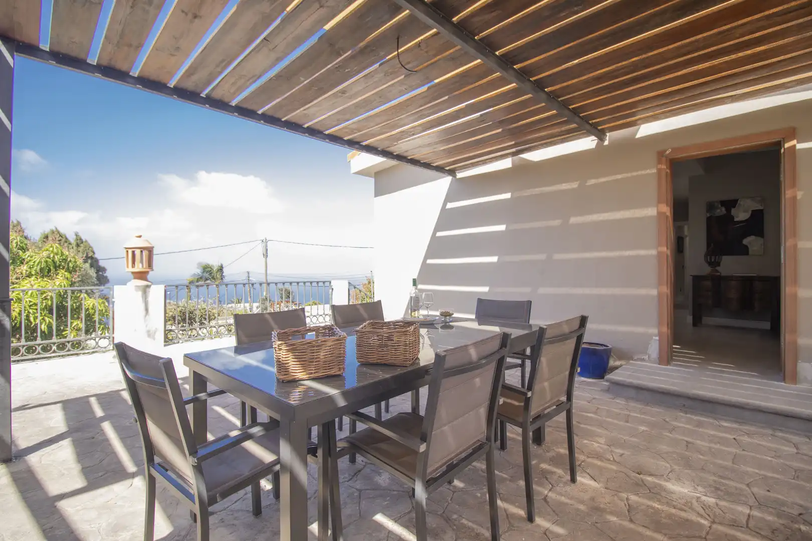 Terrace of Houses for rent in Tacoronte  with Air Conditioner, Private garden and Terrace