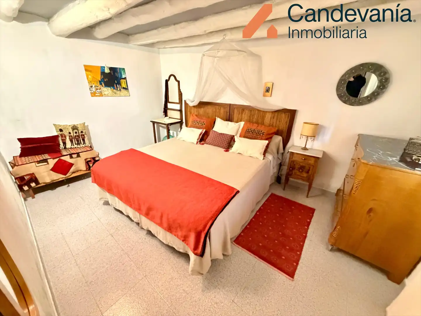 Bedroom of Houses for sale in Gurrea de Gállego  with Heating and Terrace